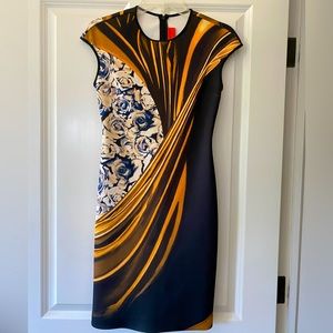 CLOVER CANYON Printed Party Dress Size XS